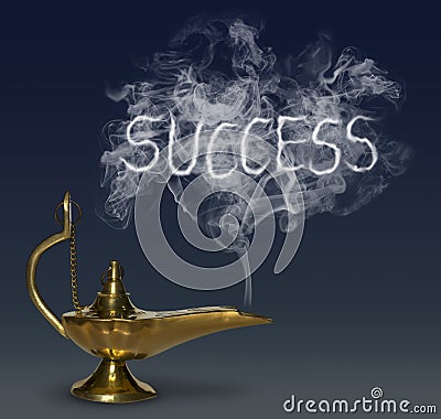 Aladdin's Magic Lamp Stock Photo