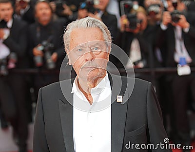 Alain Delon attends the screening Editorial Stock Photo