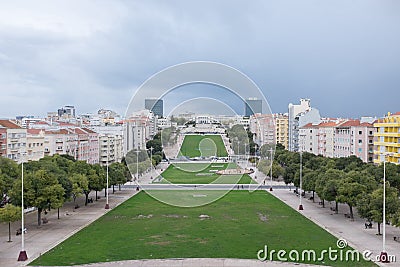 Alameda park in Lisbon Portugal Stock Photo