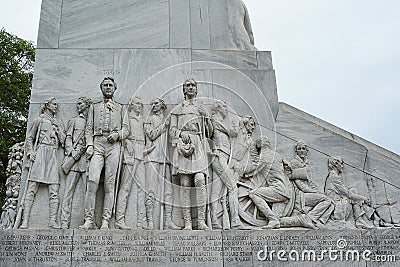 Alamo Cenotaph View 2 Stock Photo