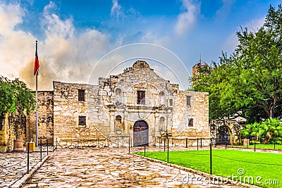 The Alamo in San Antonio Stock Photo