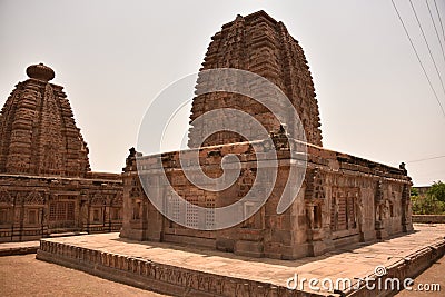 Alampur Navabrahma Temples, Telengana Stock Photo