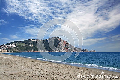 Alanya beach Stock Photo
