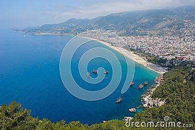 Alanya beach Stock Photo