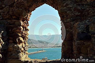 Alanya Castle Stock Photo