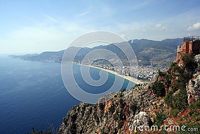 Alanya cityscape Stock Photo