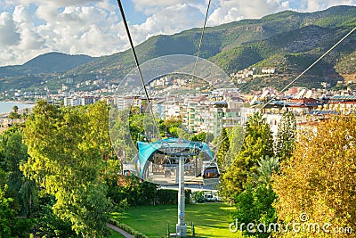 Alanya Cityscape, Turkey Stock Photo