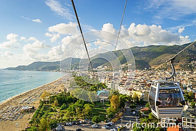 Alanya Cityscape, Turkey Stock Photo