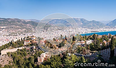 Alanya cityscape. Turkey Stock Photo