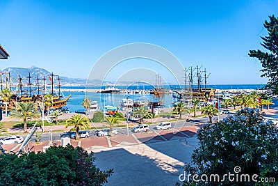 Alanya Harbour and Foreshore, Alanya, Turkey Editorial Stock Photo