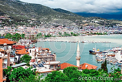 Alanya port. Turkey Stock Photo