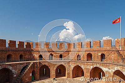 Alanya Red Tower Stock Photo