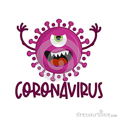 STOP coronavirus 2019-ncov Vector Illustration