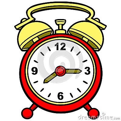 Alarm Clock Vector Illustration