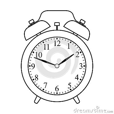 Alarm clock Vector Illustration