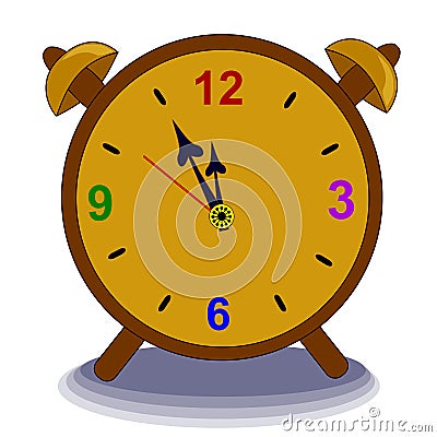 Alarm Clock Vector Illustration