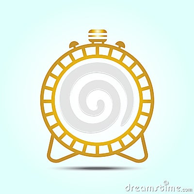 Alarm design Logo Vector Illustration