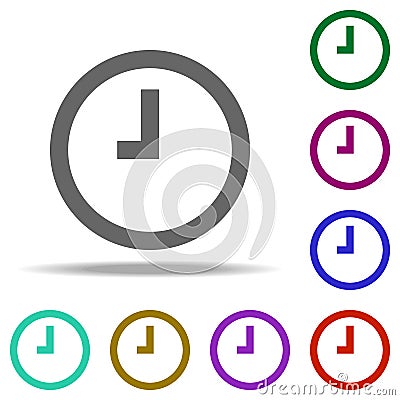 alarm later icon. Elements of web in multi color style icons. Simple icon for websites, web design, mobile app, info graphics Stock Photo