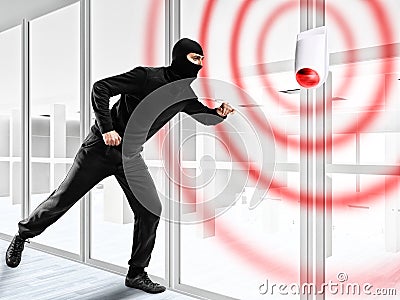 Alarm for stealing a thief Stock Photo