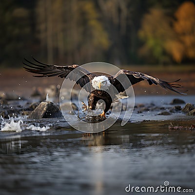 Alaska Bald Eagle Stock Photo