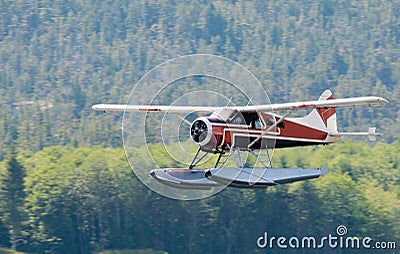 alaska bushplane seaplane flight dreamstime