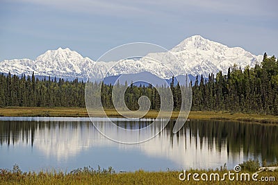 Alaska Denali mountain Stock Photo