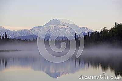 Alaska Denali mountain Stock Photo