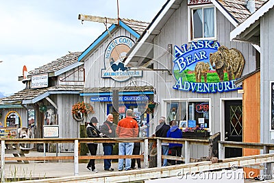 Alaska - Homer Bear Adventure Tours Editorial Stock Photo