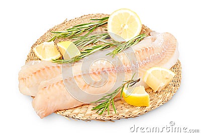 Alaska pollock fillets Stock Photo