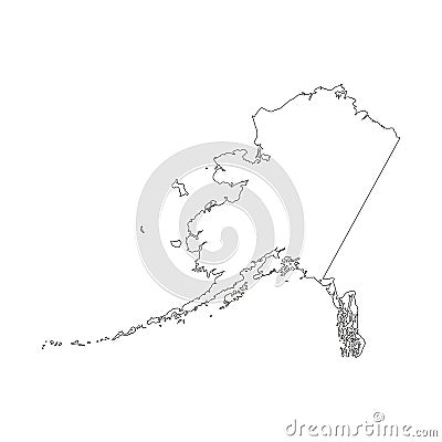 Alaska Vector illustration Vector Illustration