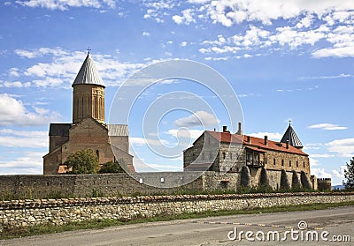 Alaverdi Monastery in Kakheti. Georgia Stock Photo