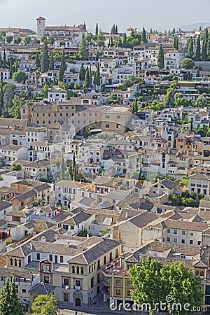 Albaicin, granada, Spain Editorial Stock Photo