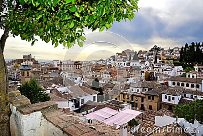 The Albaicin quarter of Granada Stock Photo