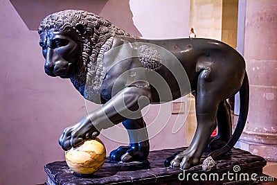 The Albani Lion Stock Photo