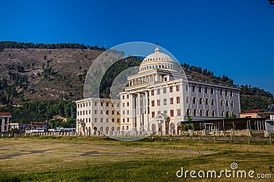 Albanian University in Berat - Berat, Albania Editorial Stock Photo