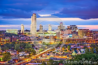 Albany New York Skyline Stock Photo