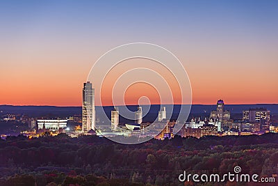 Albany, New York, USA City Skyline Stock Photo