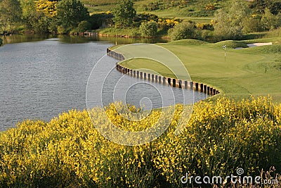 Albatros golf course, france Stock Photo