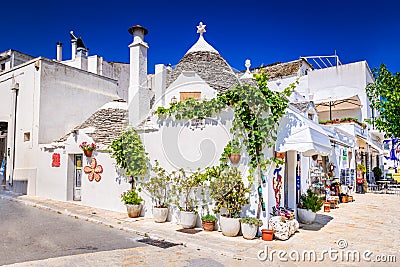 Alberobello, Puglia, Italy Editorial Stock Photo