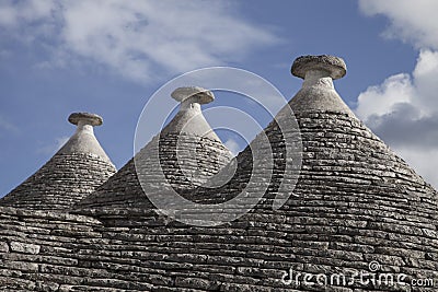 Alberobello.Trulli. Apulia, Italy Stock Photo