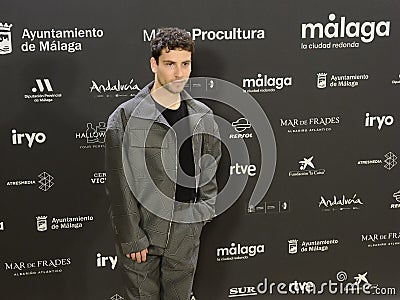 Albert Baro attended the 27th Malaga Festival red carpet presentation in Madrid Spain Editorial Stock Photo