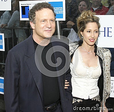 Albert Brooks and wife Kimberly Shlain at the 2nd Annual Tribeca Film Festival Editorial Stock Photo