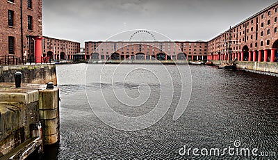 Albert dock in Liverpool, England Stock Photo