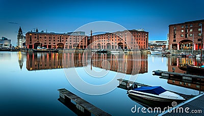 Albert dock liverpool Stock Photo