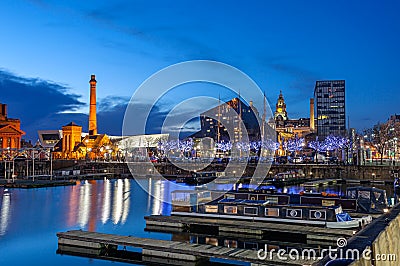 Albert Dock Liverpool Stock Photo