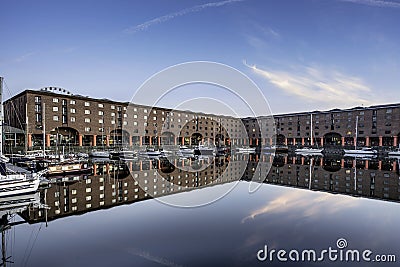 Albert Dock on Liverpool waterfront Stock Photo