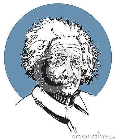 Albert Einstein Vector Illustration