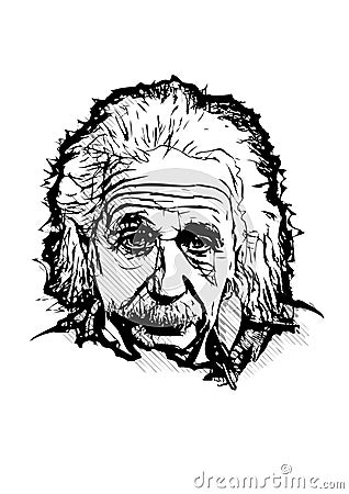 Albert einstein Vector Illustration