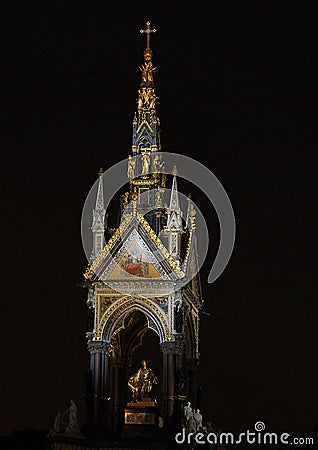 Albert Memorial Stock Photo