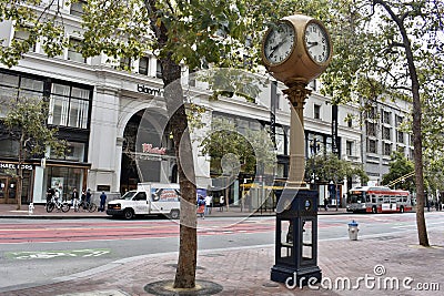 Albert Samuels Clock, 1. Editorial Stock Photo